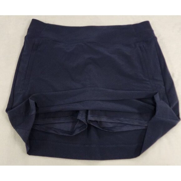 NWOT Athleta Size 10 Brooklyn Skort Skirt 16” Navy Blue - Picture 6 of 10